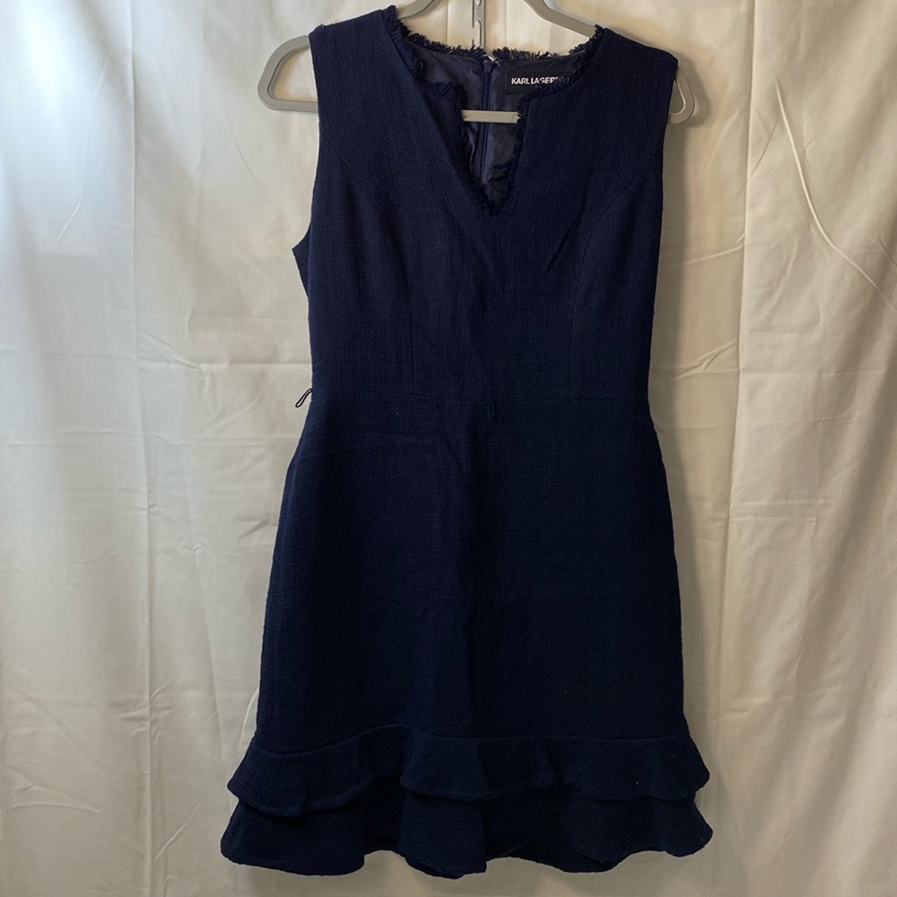 Elegant Navy Blue Dress